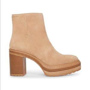 Steven Madden suede platform boots